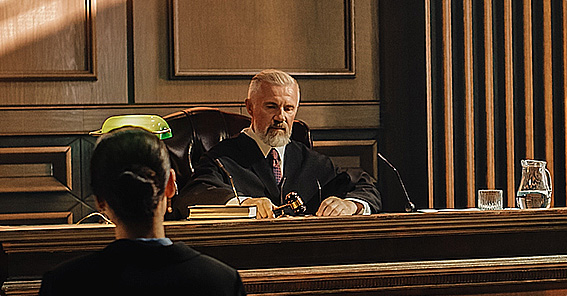 court justice trial impartial judge is sitting public stands supreme federal court judge starts civil case hearing sentencing law offender